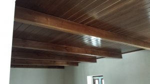 bigas techo madera